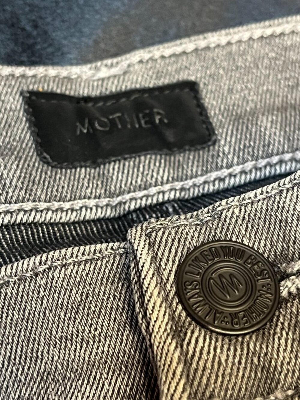 MOTHER The Swooner jean Supermoon Stripe 26 skinny leg high rise - Picture 4 of 13